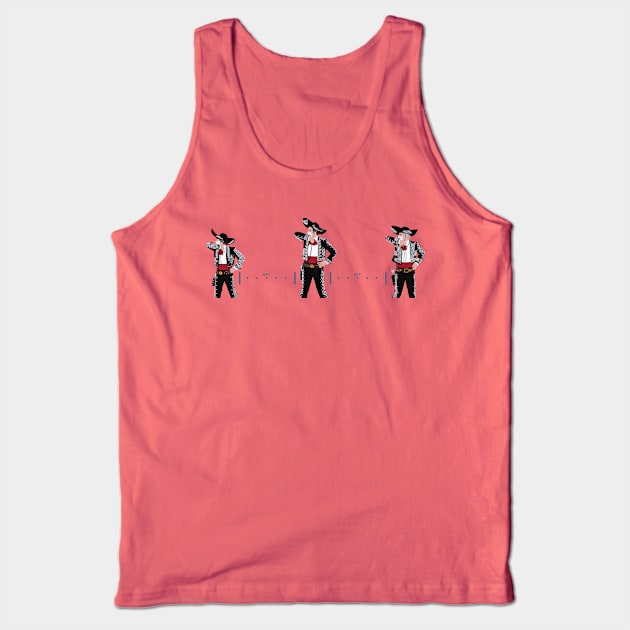 Socially Distant Amigo Salute Tank Top by DRBlakeman